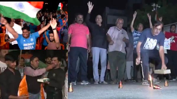 இந்தியாவிடம் தோற்ற பாகிஸ்தான்.. பட்டாசு + இனிப்புடன் சென்னை உள்பட நாடு முழுவதும் ரசிகர்கள் கொண்டாட்டம்