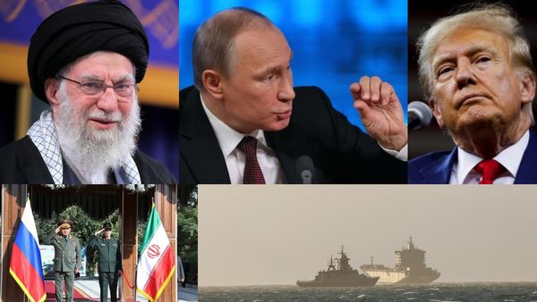 ஈரானை சுத்துப்போட்ட அமெரிக்கா.. குறுக்கே வந்த ரஷ்ய போர்க்கப்பல்.. நாளை முதல் சம்பவம்