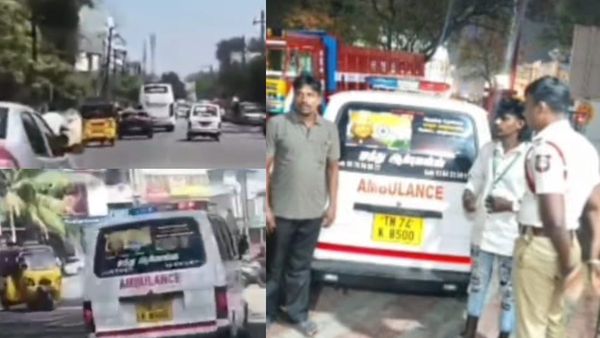 Nagercoil: ”சைரன் ஒலி பறக்க.. மின்னல் வேகத்தில் பறந்த ஆம்புலன்ஸ்” மருத்துவமனைக்கு இல்ல டீக்கடைக்கு!