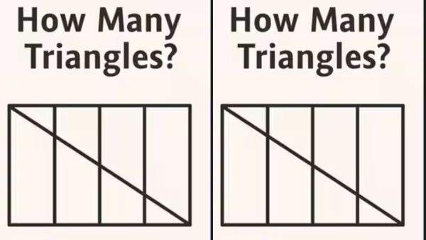 Optical Illusion: ஜீனியஸா நீங்க.. படத்தில் எத்தனை முக்கோணங்கள் உள்ளன? 10 செகண்டில் கண்டுபிடிங்க