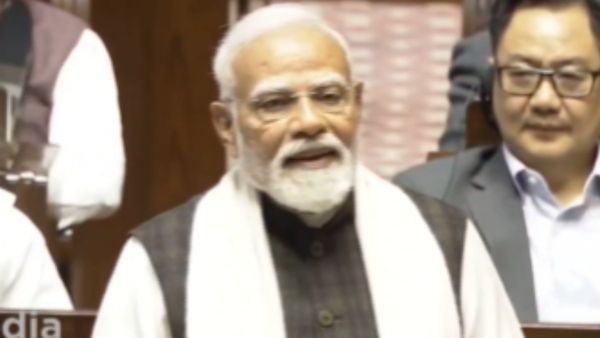 PM MODI: இந்தியா வளர்ச்சியை பாராட்ட மனமன்றி எதிர்க்கட்சிகள் வெளிநடப்பு.. ராஜ்யசபாவில் பிரதமர் மோடி அட்டாக்