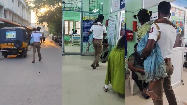 தஞ்சாவூரில் பாம்பு கடித்த சிறுமியின்‌.. உயிரைக் காப்பாற்ற போக்குவரத்து காவலர் செய்த செயல்