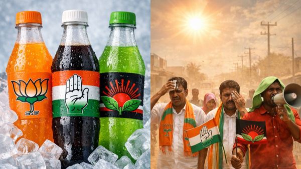 கோடை வெயிலில் எப்படி பிரச்சாரம் செய்வது? ஜூஸ் பாக்கெட்களில் கட்சி சின்னம்? அரசியல் கட்சிகள் நூதனம்!