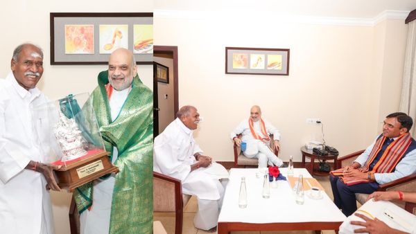 NDA Alliance: அதிமுகவுக்கு அடி.. புதுச்சேரி என்டிஏ கூட்டணியில் தொகுதி பங்கீட்டை முடித்த அமித்ஷா.. யாருக்கு எவ்வளவு?