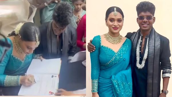 பிரபல எழுத்தாளரை கரம் பிடித்த ராப் பாடகர் வேடன்.. திருமணத்தில் நடந்த சுவாரசியம்! குவியும் வாழ்த்து