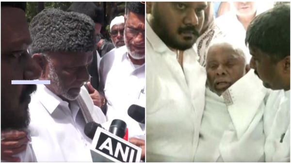 திடீரென சரிந்த காதர் மொகிதீன்.. பேசும்போதே திடீர் மயக்கம்.. அண்ணா அறிவாலயத்தில் பரபரப்பு