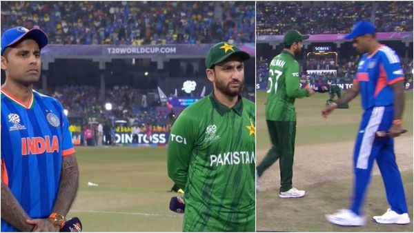 மீண்டும் அதே சம்பவம்.. பாகிஸ்தான் கேப்டனுடன் கைகுலுக்க மறுத்த சூர்யகுமார் யாதவ்.. என்ன நடந்தது?