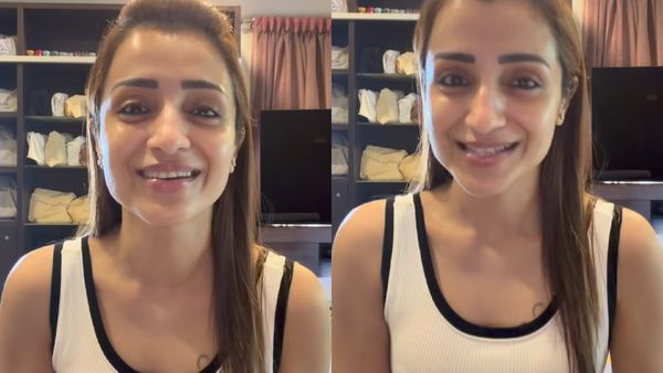 காதலர் தினத்தில் மகிழ்ச்சி கொண்டாட்டம் இருக்கு.. சந்தோஷமாக வீடியோ வெளியிட்ட திரிஷா! குவியும் வாழ்த்து