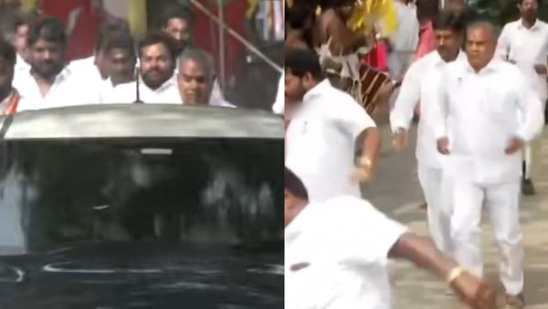 Vijay Car: விஜய் காரின் பின்னால் ஜாக்கிங் செய்த புஸ்ஸி ஆனந்த்! ப்ளூசட்டை மாறன் கிண்டல்!