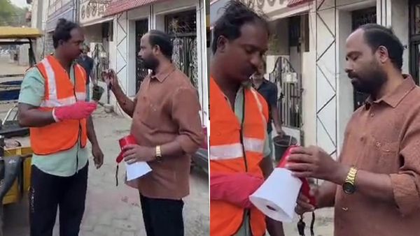 இனி விசில் ஊதக்கூடாது.. தூய்மை பணியாளரின் விசிலை பிடுங்கி குப்பையில் வீசிய சிவகங்கை திமுக கவுன்சிலர்