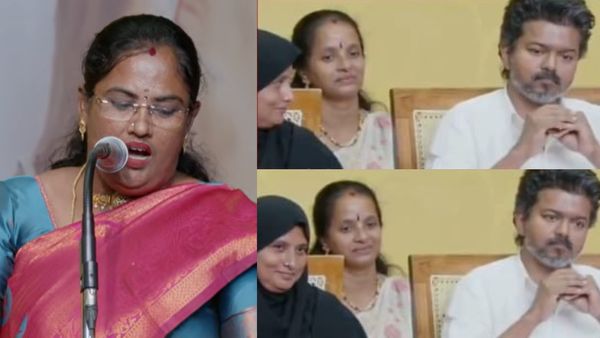 வீட்டுப் பெண்களை நினைக்காமல் அவதூறு பரப்பி.. தவெக நிகழ்ச்சியில் பேசிய பெண்! ஒரு நொடி முகம் மாறிய விஜய்