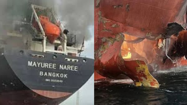 ஹார்மூஸ் ஜலசந்தி அருகே.. இந்தியா நோக்கி வந்த சரக்கு கப்பல் மீது தாக்குதல்.. 3 மாலுமிகளின் கதி என்ன?