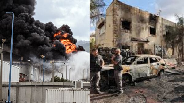 இஸ்ரேலுக்கு நாலா பக்கமும் விழும் அடி.. ஹைபா கடற்படை தளம் மீது ஏவுகணை வீசி ஹிஸ்புல்லா தாக்குதல்