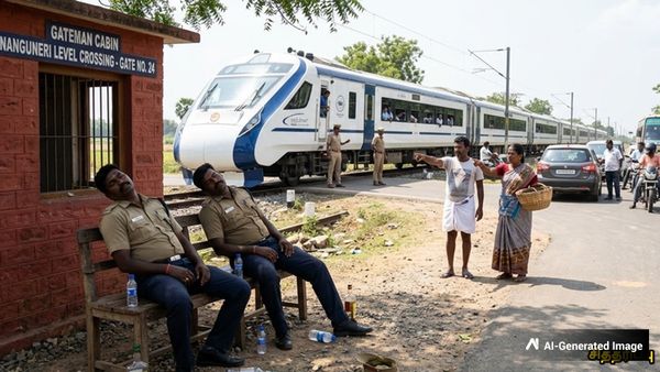 நடுவழியில் நாகர்கோவில் வந்தே பாரத்.. மதுவில் மயங்கிய நாங்குநேரி கேட் கீப்பர்கள்.. கடைசியில் ட்விஸ்ட்