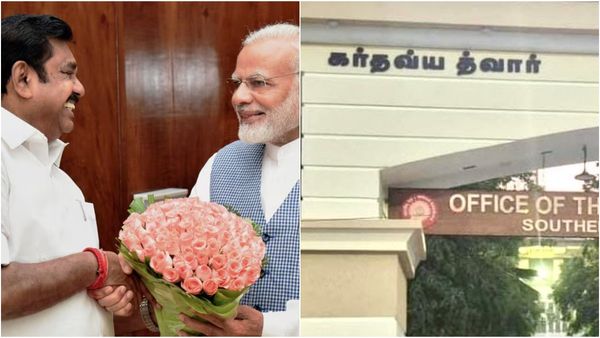 திருச்சி ரயில்வே நுழைவு வாயிலுக்கு இந்தி பெயர்.. மோடியை புகழ்ந்த எடப்பாடி பழனிசாமி!