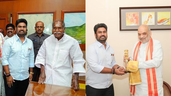 புதுச்சேரி ரங்கசாமிக்கு பாஜக 'மெகா'வியூகம்.. சார்லஸ் மார்டின் வருகைக்கு பின்னால் நிழல் அரசியல்?