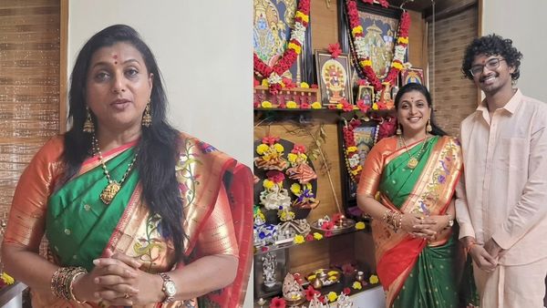 நடிகை ரோஜா வீட்டில் கொண்டாட்டம்.. மகனுடன் சொன்ன மகிழ்ச்சி செய்தி! குவியும் வாழ்த்துக்கள்