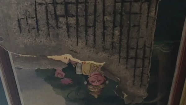 திருச்சி சமயபுரம் அம்மன் கோயிலில் நிம்மதியா படுத்துட்டு இருந்த நதியா.. உடனே இப்படியா நடக்கணும்