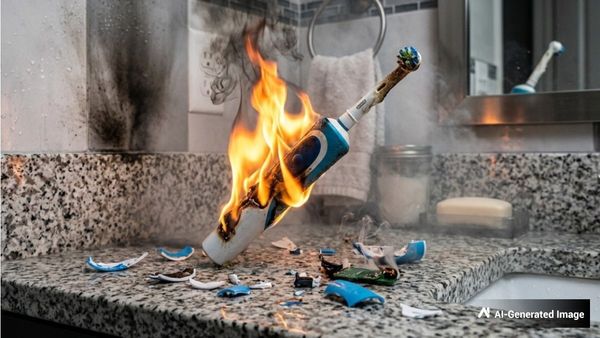 வெடித்து சிதறி உயிரைப் பறிக்கத் துடித்த டூத் பிரஷ்! பாத்ரூமில் நடந்த பகீர் விபத்து!