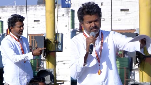 அதைத் தாண்டி யாரும் வரக்கூடாது.. திருப்பூர் கூட்டத்தில் திடீரென டென்ஷனான விஜய்