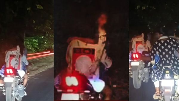 காதலியை பெட்ரோல் டேங்கில் அமர வைத்து எல்லை மீறிய இளைஞர்! திருச்சி ஹைவேயில் முகம் சுளித்த வாகன ஓட்டிகள்