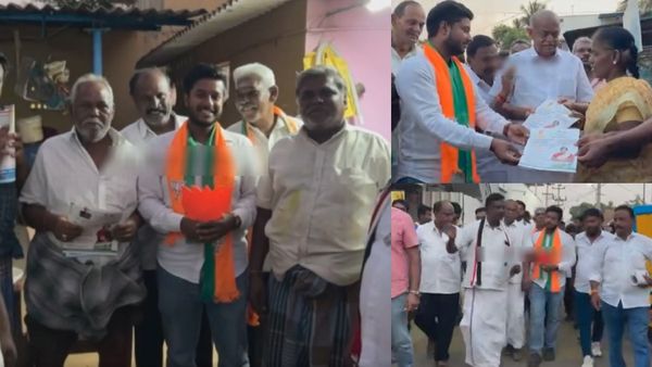 ஐசியூவில் வானதி சீனிவாசன்! கழுத்தில் பாஜக துண்டுடன் வாக்கு சேகரிப்பது யார்னு பாருங்களேன்!