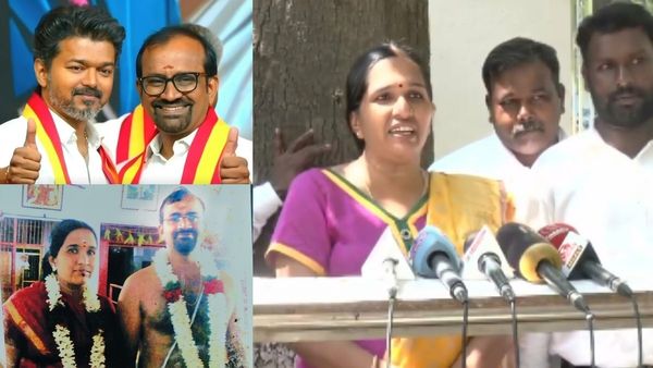 சர்ச்சைகளில் சிக்கும் தவெக வேட்பாளர்கள்.. மயிலாப்பூரில் போட்டியிடும் வெங்கட்ராமன் மீது மனைவி பகீர் புகார்