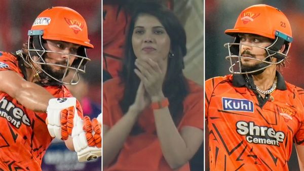 ஒற்றை ஆளாக வித்தையை காட்டிய இஷான் கிஷன்.. 9 ரன்களில் மிஸ்ஸான சதம்.. உற்சாகமான காவ்யா மாறன்!