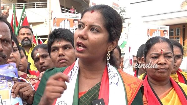 சிங்காநல்லூர் சீனிலேயே விஜய் இல்லை.. லைக், ஷேர் அரசியல் செய்கிறார்.. காங்கிரஸ் வேட்பாளர் ஸ்ரீநிதி!