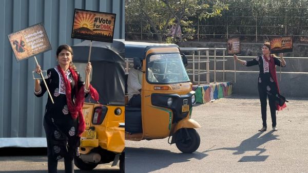 போலீசில் சிக்கிய நடிகை ஜூலி.. மெரினாவில் திமுகவுக்கு ஆதரவு - தவெகவிற்கு எதிர்ப்பு பிரசாரத்தால் வந்த சிக்கல்