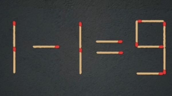 2 வத்திக்குச்சியை மட்டுமே நகர்த்தி தவறான equation-ஐ சரி செய்யுங்கள் பார்க்கலாம்! 17 வினாடிகள் டைம்!