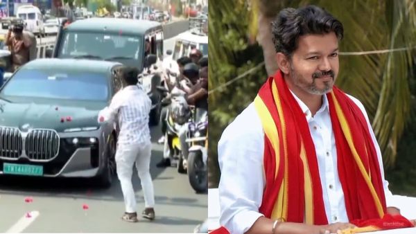 சிக்னலில் நின்ற விஜய் வாகனம்.. யாரும் எதிர்பாராத நேரத்தில் திடீரென தவெக தொண்டர் செய்த செயல்!