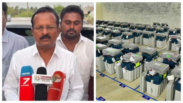 வாக்கு இயந்திரங்கள் அறைக்கு சரியாக 
