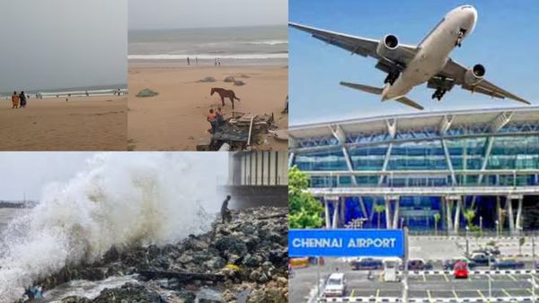 சென்னையில் திடீரென சூறைக்காற்று! தரையிறங்க முடியாதால் திருப்பி விடப்பட்ட விமானங்கள்! பயணிகள் தவிப்பு