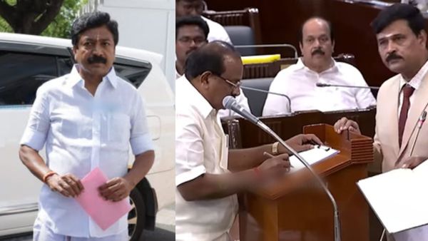சட்டசபைக்கு தனியாளாக வந்த சி.வி.சண்முகம்! எம்எல்ஏவாக பதவியேற்காமல் மாயமானதால் அதிமுகவில் சலசலப்பு!