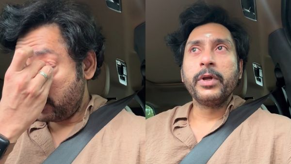 கேமரா முன்னாடியே கதறி அழுத ஆர்ஜே பாலாஜி.. ரசிகர்களிடம் ஸாரி கேட்டு.. கருப்பு ரிலீஸ் சிக்கல் பின்னணி
