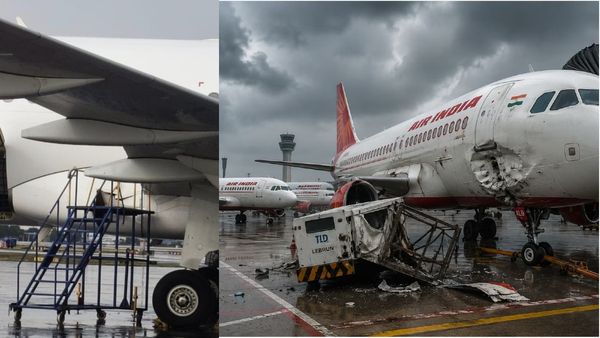 சூறைக்காற்று, பலத்த மழை.. டெல்லி ஏர்போர்ட்டில் 3 ஏர் இந்தியா விமானங்கள் சேதம்.. பரவும் வீடியோ