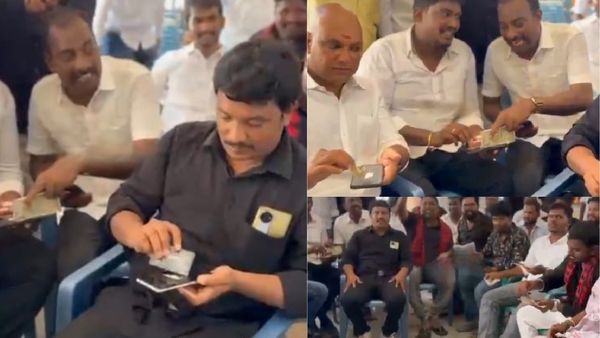 அமைச்சர் சரத்குமாரை போலவே.. செல்போனில் பவுடரை நுணுக்கி கிண்டல் செய்த திமுகவினர்!