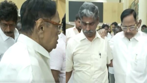 திமுக மகளிரணி கூட்டத்திற்கு வந்து! வரவேற்க யாரும் இல்லாததால் திரும்பிச் சென்ற துரைமுருகன்