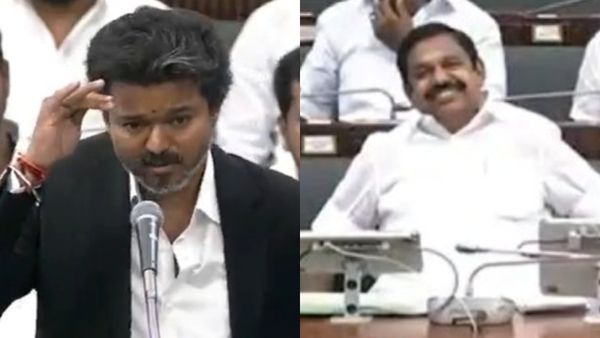 ஸ்டாலினை நக்கல் செய்து விஜய் சொன்ன குட்டிக்கதை.. ஜாலியாக சிரித்த எடப்பாடி பழனிசாமி! 