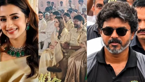 குஷ்பு மகள் கல்யாணத்தில் திரிஷா... விஜய் மட்டும் ஏன் வரவில்லை? இதுதான் காரணமா? ரசிகர்கள் பிடித்த பாயிண்ட்
