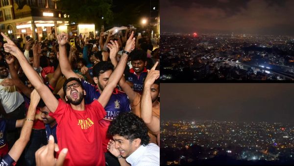 நள்ளிரவில் ஜொலிக்கும் பெங்களூர்.. RCB வெற்றியால் ரசிகர்கள் செய்த சம்பவம்.. இந்த வீடியோ பாருங்க