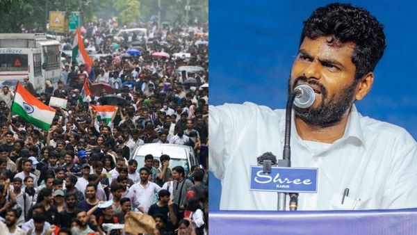 விளாசிய அண்ணாமலை! பேச தாமதிப்பது ஏன்? மத்திய அரசை விமர்சித்த கையோடு போராடும் மாணவர்களுக்கு அட்வைஸ்