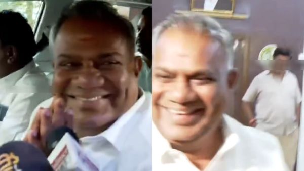 காவிரி விவகாரம் பற்றி அடுக்கடுக்காக வந்து விழுந்த கேள்வி.. சிரித்துக்கொண்டே சென்ற அமைச்சர் ஆனந்த்!