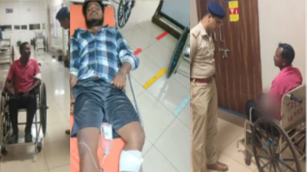 நெல்லை இரட்டைக் கொலை.. வீரவநல்லூர் பகுதியில் போலீசாரை தாக்கிவிட்டு தப்ப முயன்றவர் சுட்டுப்பிடிப்பு