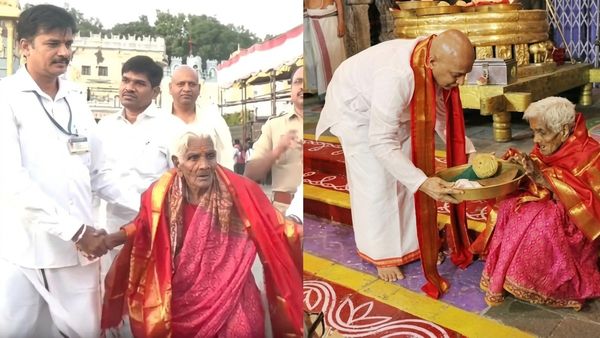 Tirupati: 116 வயதில் 3,550 படிக்கட்டுகள் ஏறி ஏழுமலையானை தரிசித்த மூதாட்டி.. விஐபி தரிசனம் கொடுத்த கோயில் நிர்வாகம்