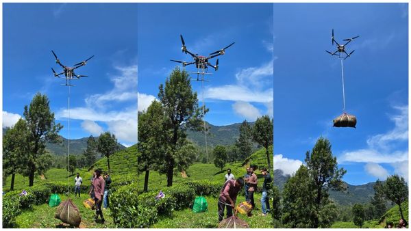 மூணாறில் ட்ரோன்கள் மூலம் புதிய புரட்சி.. மிகப்பெரிய கனவுகள் சாத்தியமாவது உறுதி