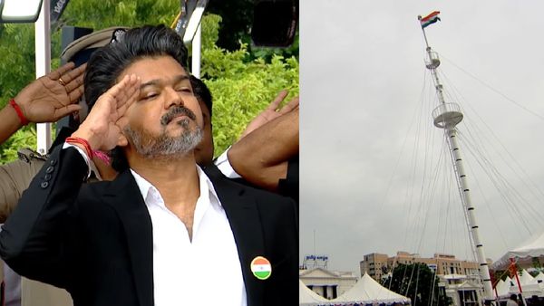 சுதந்திர தினம்.. செயிண்ட் ஜார்ஜ் கோட்டையில் தேசியக்கொடி ஏற்றினார் முதல்வர் விஜய்! மக்கள் ஆரவாரம்