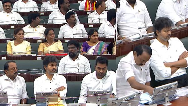சட்டசபையில் திடீரென இடத்தை மாற்றிய முதல்வர் விஜய்! ஆதவ் அர்ஜுனா, செங்கோட்டையன் அருகே அமர்ந்தார்