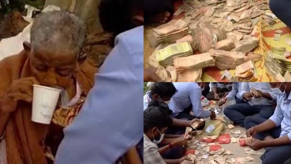 பெண் பிச்சைக்காரரின் வீட்டில் சிக்கிய ரூ.3.50 லட்சம்.. அள்ள அள்ள வந்த நாணயம் - ரூபாய் நோட்டுகள்